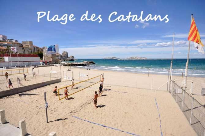 Suite Jacuzzi Privatif Plage Des Catalans Marsella Exterior foto